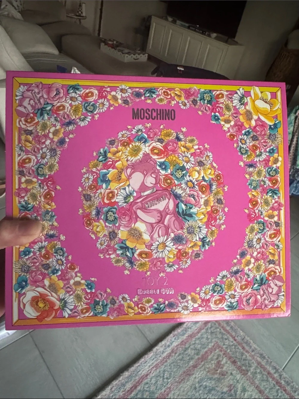 Moschino Pink Toy 2 Bubble Gum 3 Piece Gift Set New
